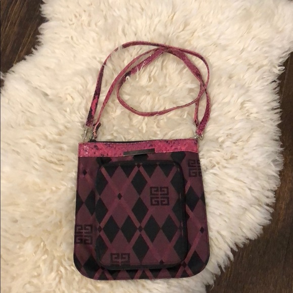 Authentic Givenchy shoulder bag with python trim - Picture 1 of 6